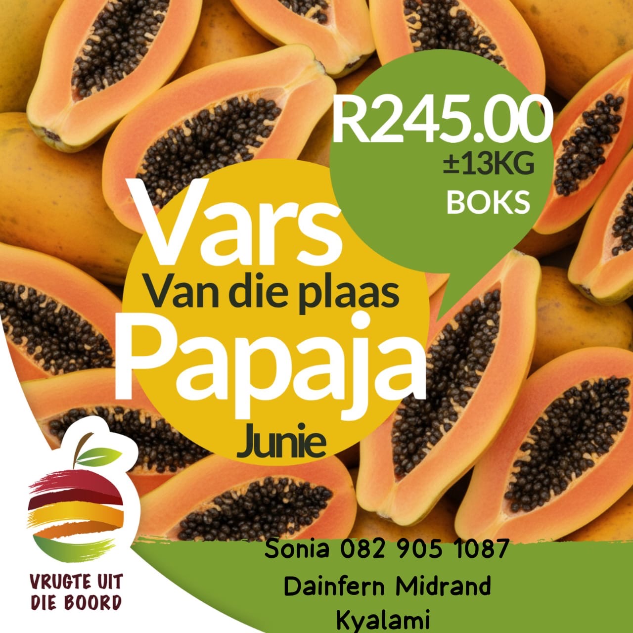 Vrugte uit die Boord - Papaya