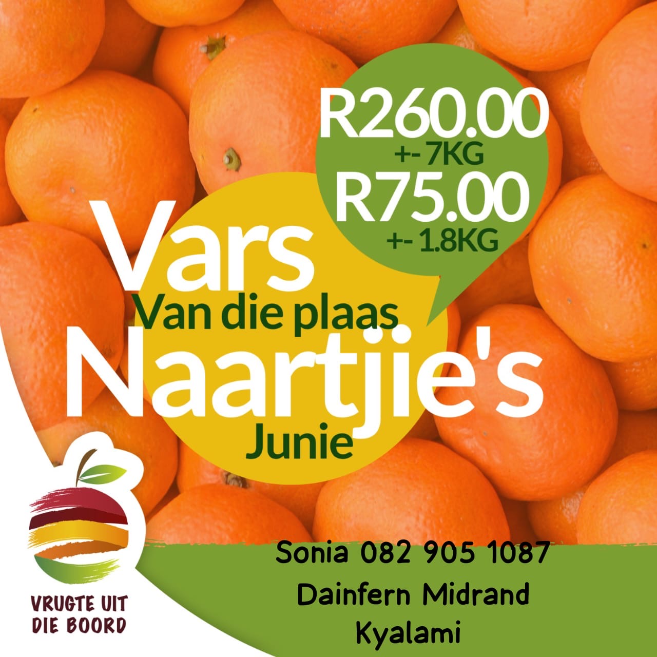 Vrugte uit die Boord - Satsuma Mandarin
