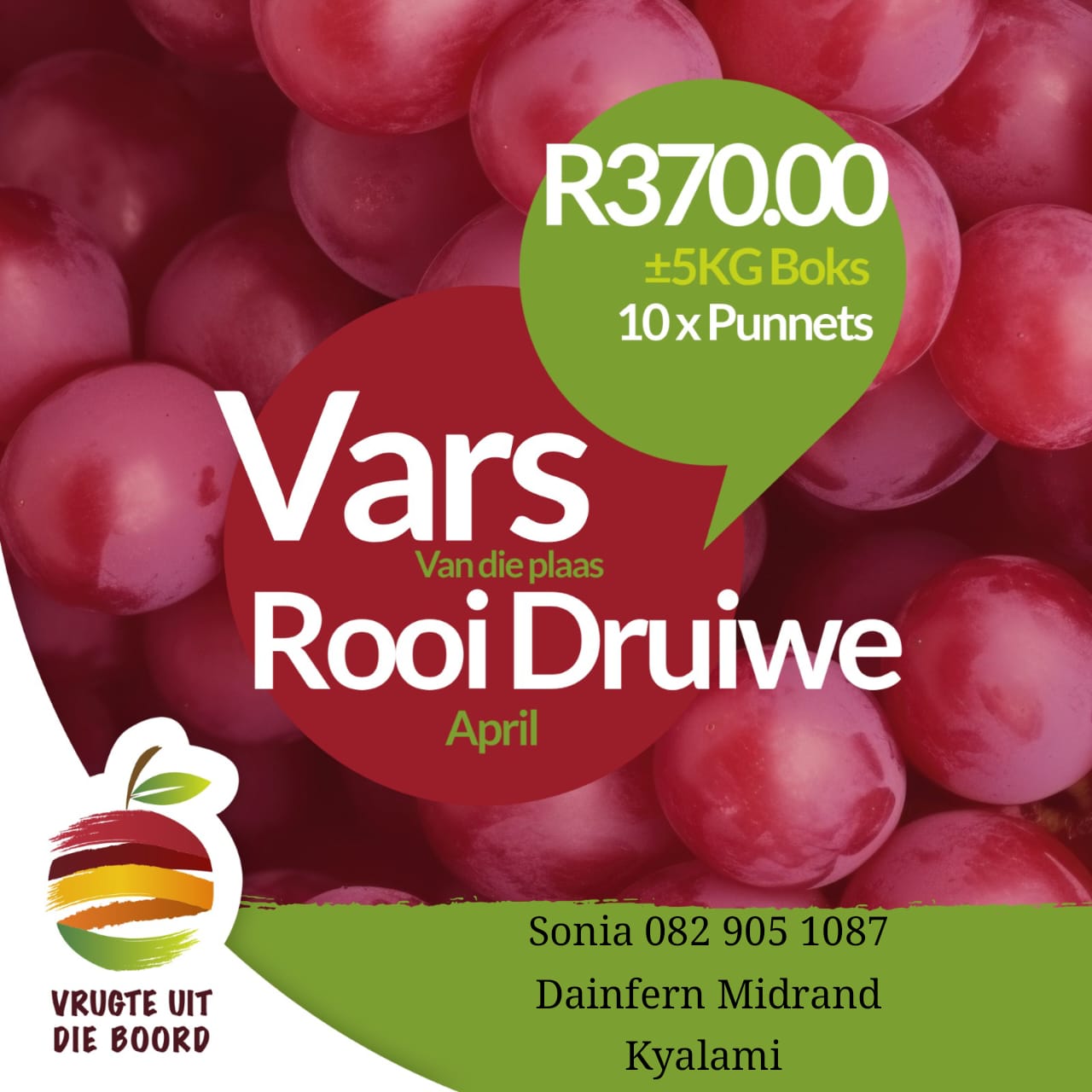 Barnlife Online Vrugte uit die Boord red grape image
